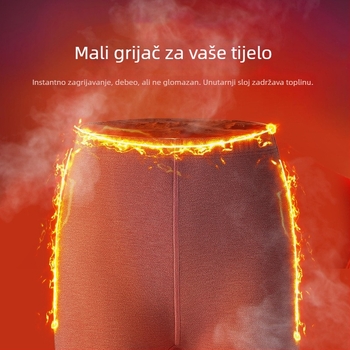 Ženske akrilne termo hlače, ekstra debeli, dvostruke debljine, dugačke (Materijal: akril; Debljina: ekstra debela; Sastav: 30–50% akril)