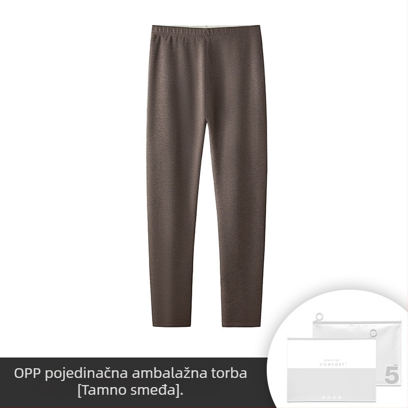 Ženske akrilne termo hlače, ekstra debeli, dvostruke debljine, dugačke (Materijal: akril; Debljina: ekstra debela; Sastav: 30–50% akril)