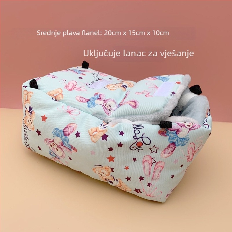 Hamsterovo gnijezdo od trave, okrugli oblik, karikaturnog stila, vodootporno, unutarnja uporaba