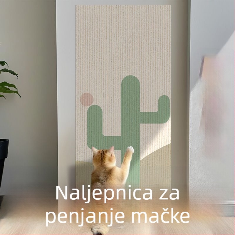 Zidni panel za grebanje mačaka s ojačanom otpornošću na grebanje, tiskani vertikalni zidni naljepnica za zaštitu namještaja. Marka: Other; Materijal: Other; Stil: Jednostavan; Uvoz: Ne