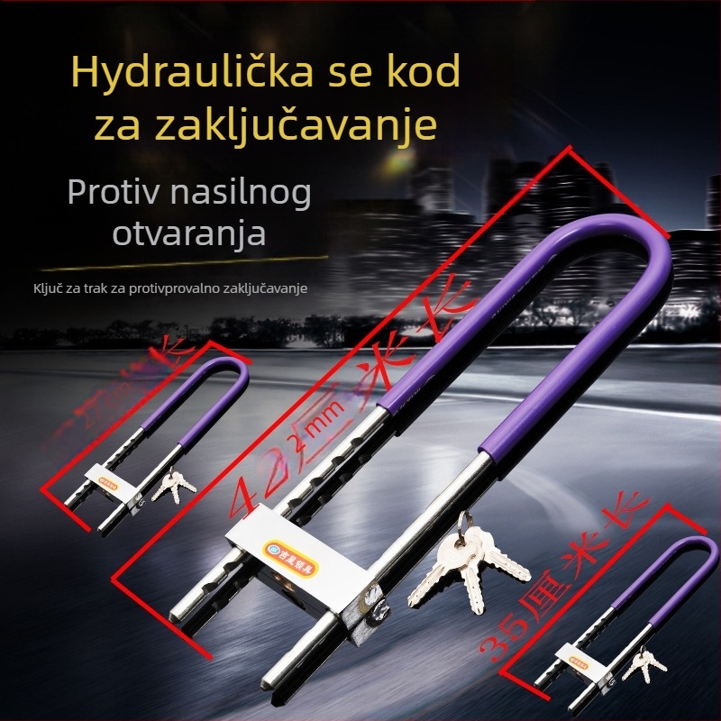 U-oblikovani ključ za staklena vrata i trgovine s motociklima — legura čelika, marka Shunde Yi, težina 660–950 g, stil Light Luxury.