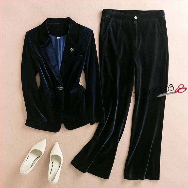 Ženski sako za kostim s polo ovratnikom, chenille tkanina s elastanom, jednostruko kopčanje, rukavi princeze, proljeće 2025