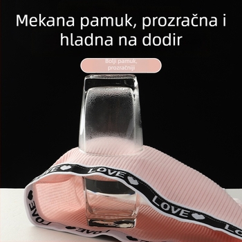 Djevojački pamučni tube-top grudnjak s 3/4 košarom, tanka oblikovana pjena, čvrste dvostruke naramenice, bočni zatvarač, prozračan i udoban