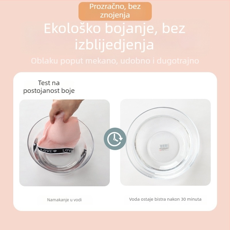 Djevojački pamučni tube-top grudnjak s 3/4 košarom, tanka oblikovana pjena, čvrste dvostruke naramenice, bočni zatvarač, prozračan i udoban