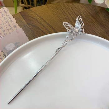Dodatak za kosu - Leptir dizajn, Vintage stil, Elektroplatirana legura