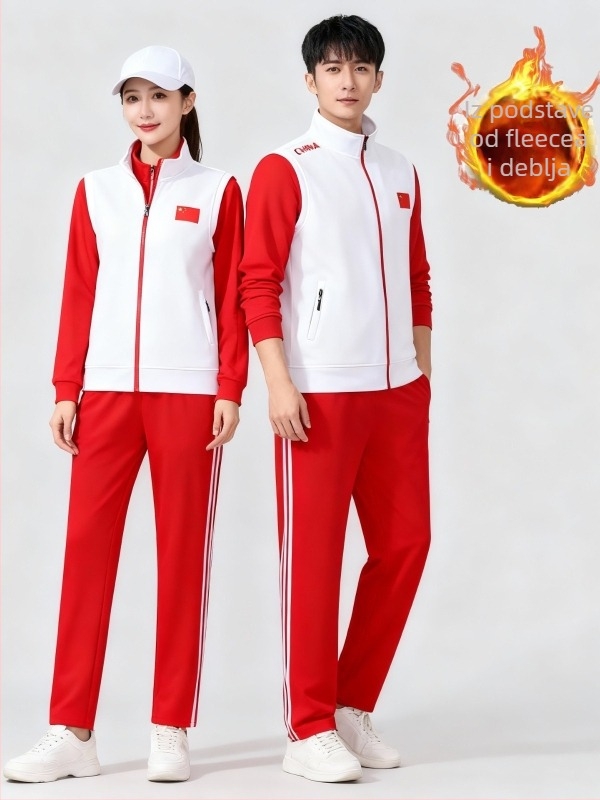 Zimska bez rukava radna vesta: topla, otporna na vjetar, prozračna; punilo: poliester; tkanina: južno-korejska svila 95% poliester; podstava: spandex 70%; jednodobojni uzorak