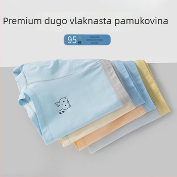 Dječje gaćice za dječake, 95% pamuk, antibakterijske, srednji struk, bezšivne bočne strane