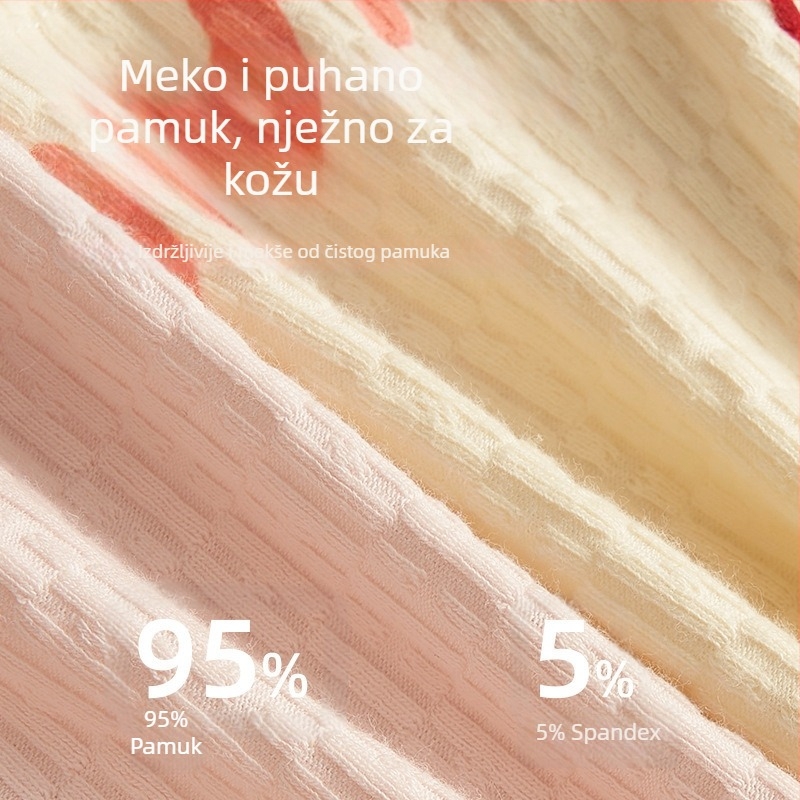 Dječje bokserice za djevojčice, 95% pamuk, Klasa A, za djecu 8+ godina (iznad 140 cm), udoban kroj