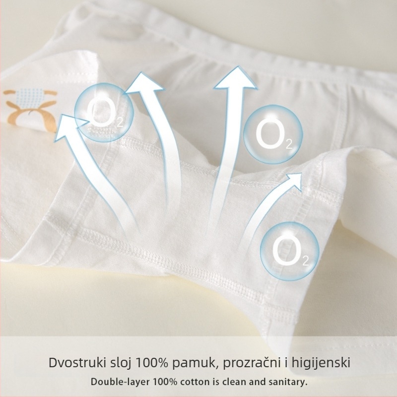Muške bokserice za dječake od pamuka, 95% pamuka, za djecu 3–8 godina, Beth, model 1013
