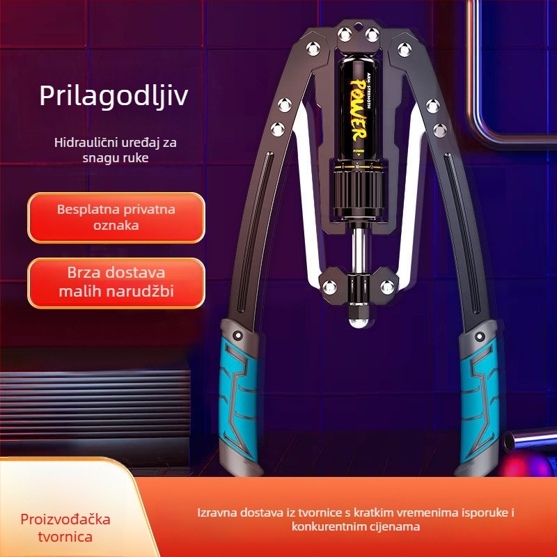 Hidraulični uređaj za jačanje ruke – prilagodljiva šipka za kućni trening, od čelika, 10–150 kg, pogodno za tinejdžere, odrasle i starije osobe