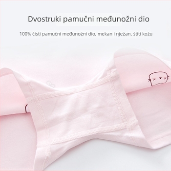 Boxerske gaćice od pamuka za djevojčice, Lu Tongmeng, 95% pamuk + 5% elastan, bešavna izrada, za djecu stariju od 8 godina (iznad 140 cm)