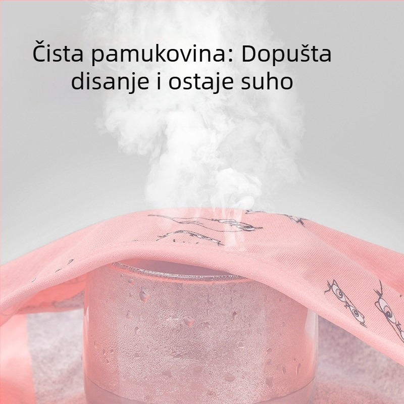 Menstrualno donje rublje s zaštitom od curenja, 95% pamuk, srednji pojas, prozračan antibakterijski Huiya M393-2
