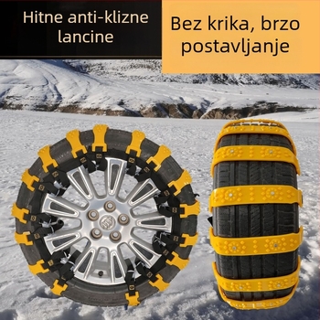 Gumene snežne lance za automobile i terenska vozila, model: snežne lance