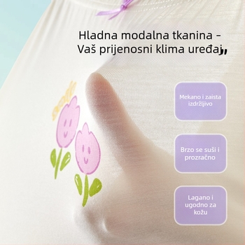 Dječje bokserice od modal Ice Silk, 95% modal, Klasa A, za djecu 3–8 godina, ljeto 2025