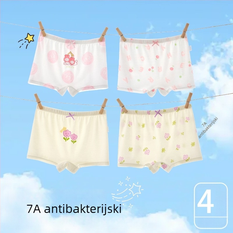 Dječje bokserice od modal Ice Silk, 95% modal, Klasa A, za djecu 3–8 godina, ljeto 2025