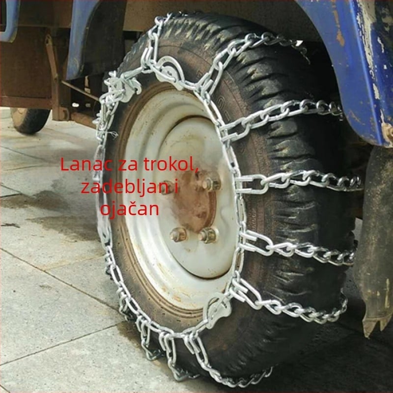 Protuklizni lanac za tricikl — čelik, 5–10 kg, model: posebno za tricikle, pogodan za gume tricikla, porijeklo: Hebei