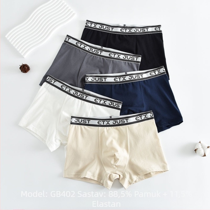 ETX Bokserice za dječake od pamuka, 91% pamuk, ETX JUST, Proljeće 2024, Uzrast 3–8 godina