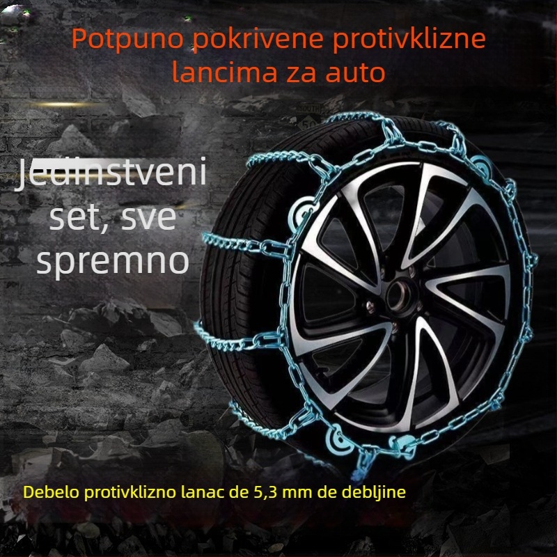 Čelične lančice za gume, za sve modele, marka Snow Fighting, mogućnost prilagodbe