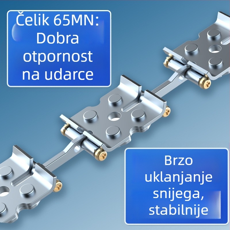 Univerzalni anti-klizni lanac za tenk gusjenice, Snow Star, čelična konstrukcija