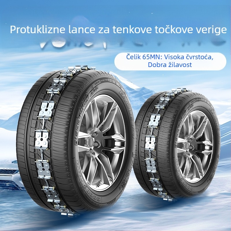 Univerzalni anti-klizni lanac za tenk gusjenice, Snow Star, čelična konstrukcija