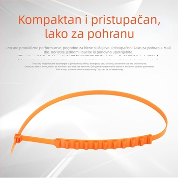 Antisklizne auto lančići – Univerzalni za teren, SUV, limuzine i mala vozila; 38 g, BK-158