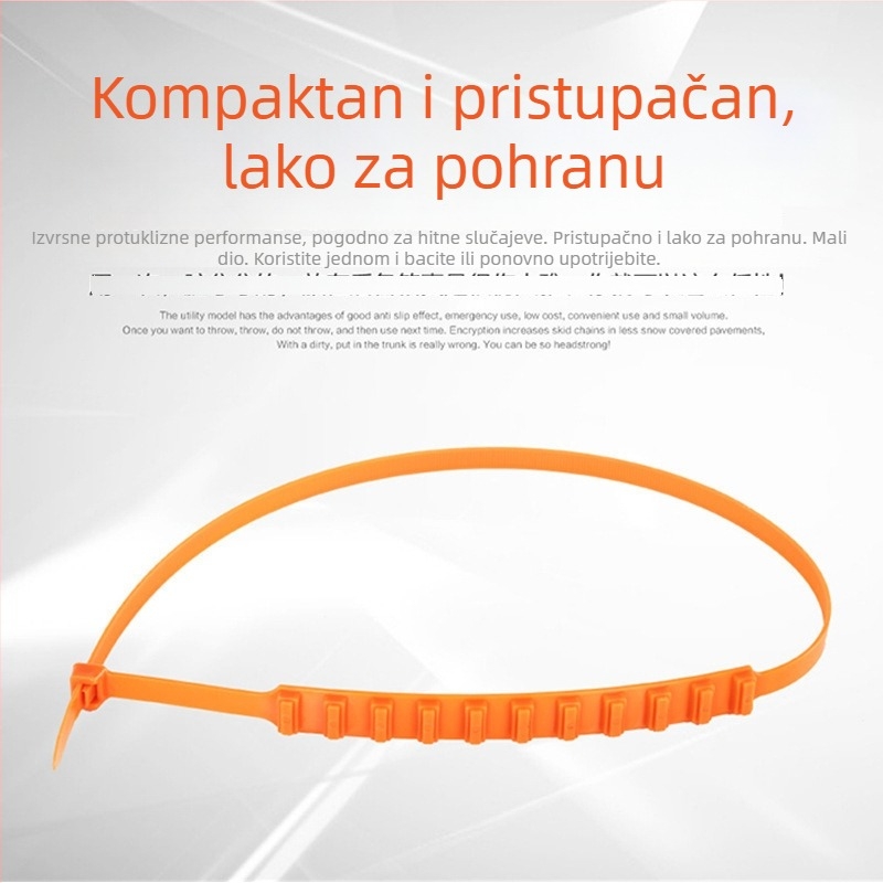 Antisklizne auto lančići – Univerzalni za teren, SUV, limuzine i mala vozila; 38 g, BK-158