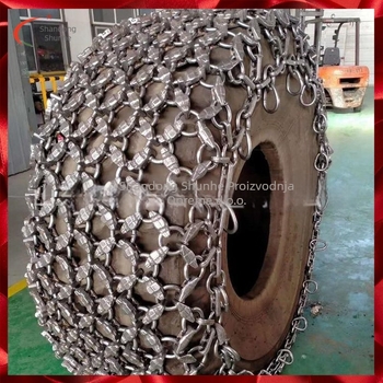 Lanac protiv klizanja za gume loadera – visoke čvrstoće, za snijeg, s više veličina