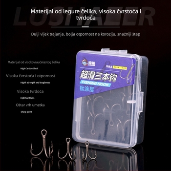 Swing Shark udice, tri udice, ribolov na oceanskoj plaži, s bodljama