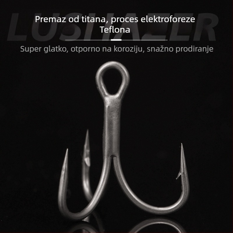 Swing Shark udice, tri udice, ribolov na oceanskoj plaži, s bodljama