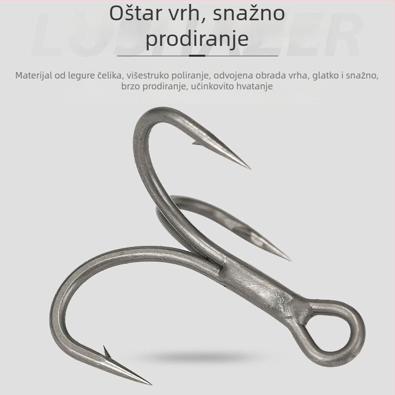 Swing Shark udice, tri udice, ribolov na oceanskoj plaži, s bodljama