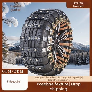 Snow Shunda anti-skid lanci za automobile – za sedan, SUV, kombi i MPV – model Xsd-atn-tank crawler steel bowl – raspon guma 165–245 mm – težina 250 g po komadu