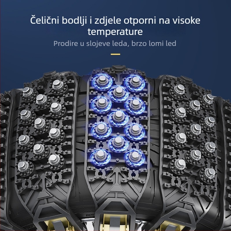 Lanac za snijeg za auto, univerzalni, aluminijska legura