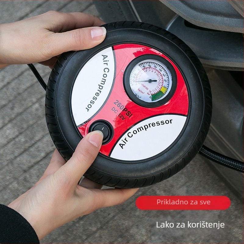 12V mini pumpa za auto gume - visoke snage, električna pumpa za zrak, višenamjenska, 90W