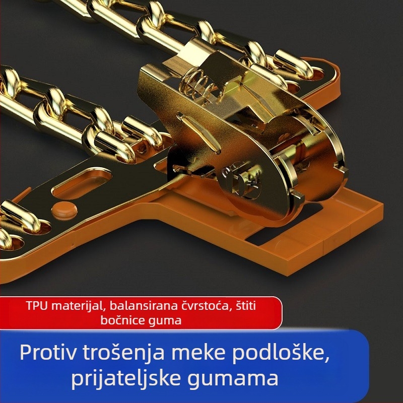 Lanac za gume protiv proklizavanja za Chevrolet modele – kompatibilan s Sail 3, Cruze, Trax, Orlando, Equinox – Marka: Other; Materijal: Others; Podrijetlo: Other