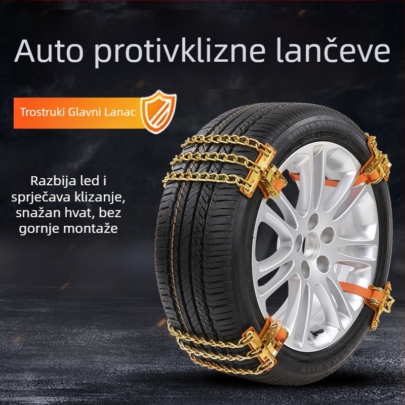 Eluton Univerzalni gumeni lanac za automobile, SUV-ove i pickup vozila - Model 003