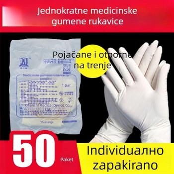 Jednokratne sterilne medicinske kirurške rukavice, lateks, individualno pakirane