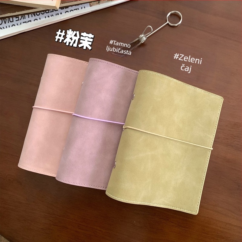 Bilježnica s izmjenjivim listovima, prazne unutarnje stranice, papirnate stranice, prijenosna