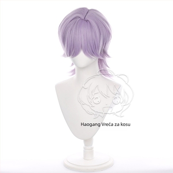 Haogang Tajanstvena cosplay perika – kratka kosa, vlakna otporna na visoke temperature, anime stil