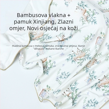 Dječja uvijajuća deka - bambus-pamuk, 300–500 g, za novorođenče, četiri sezone, Wheat Weave A063001/A063004