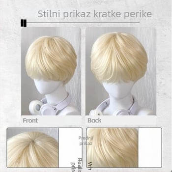 Muška perika, korejski stil, vlakna otporna na toplinu, mehanizam proizvodnje, promjena izgleda