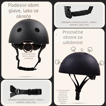 Polu-šlem za biciklizam – unisex, za sve sezone, PC i EPS materijali