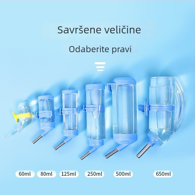 Automatska posuda za vodu za male kućne ljubimce — nehrđajući čelik/plastika, marka Weibi, licencirana privatna etiketa