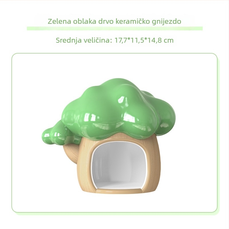 Keramičko gnijezdo za hamstera, branda Jonsanty/Chong Shangtian; porijeklo Zhangzhou, Fujian; materijal keramika; kategorija hrana za kućne ljubimce