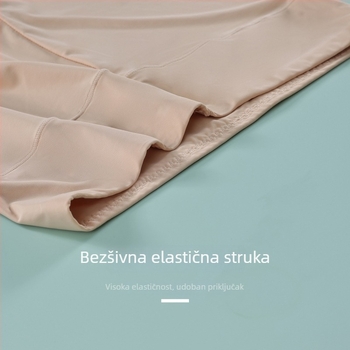 Ice Silk bezšivne leggingice, srednji pojas, anti-ekspozicija, kontrola trbuha.