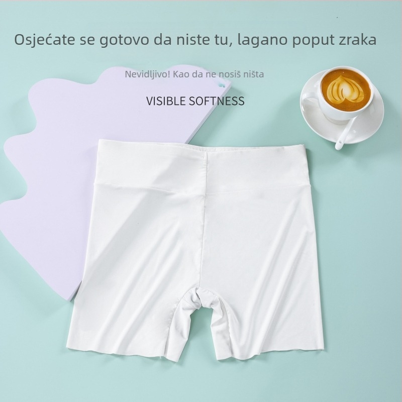 Ice Silk bezšivne leggingice, srednji pojas, anti-ekspozicija, kontrola trbuha.