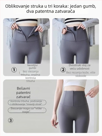 Shark pants žene — joga hlače, najlon/spandeks, 70–80% najlon, visoka elastičnost, duljina 9/10, tijelo oblikujući kroj, uski fit