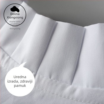 Lažni ovratnik za žene, korejski stil, poliester-saten s pamukovom podstavom, jesen 2024