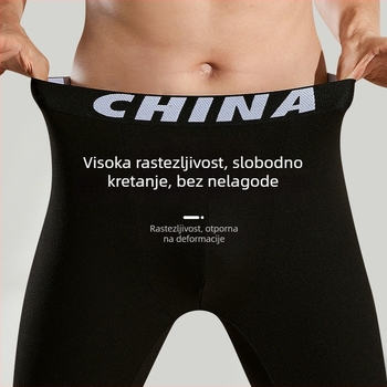 Muške termalne hlače, uskog kroja, tople s flis podstavom, lagane zimske hlače, plus veličine