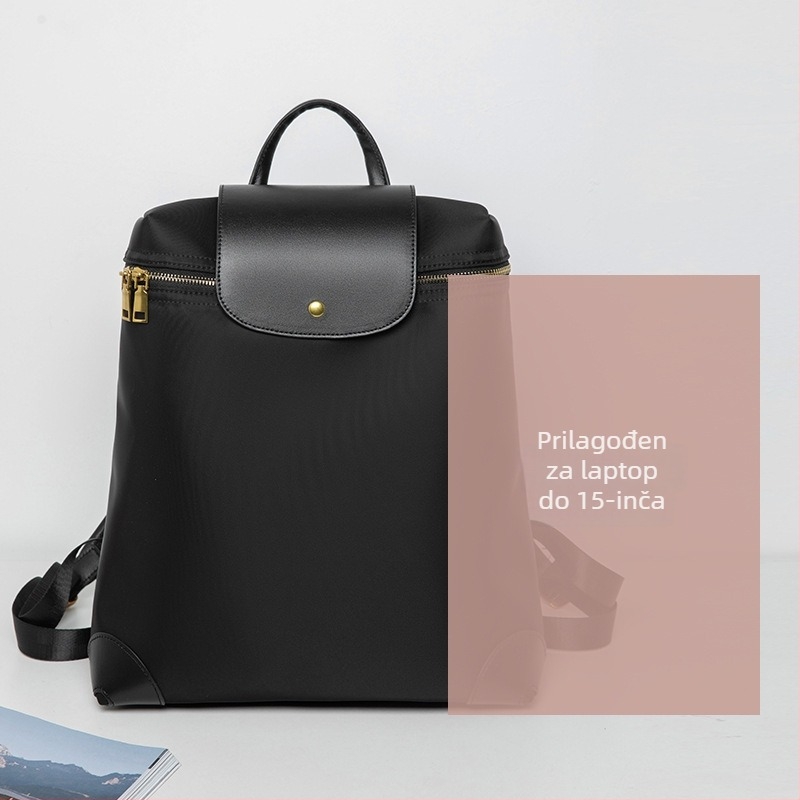 Ruksak s poklopcem i velikim kapacitetom; materijal Oxford, otvaranje tip poklopca, vodootporan, otporan na habanje, džep za prijenosno računalo