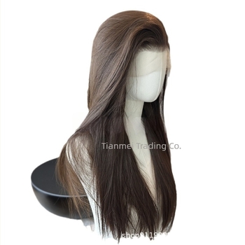 Prirodni stil perike, 13x4 prednja čipka, Day Silk kosa, potpuno ručno izrađena, može se bojati i podvrgnuti permu